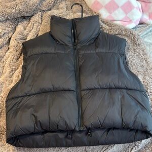 Black Puffer Vest